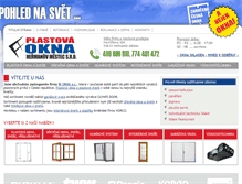 Tablet Screenshot of okna-hm.cz